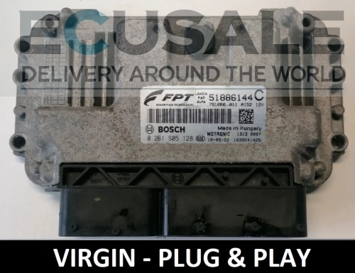 centralina do motor Fiat Doblo 51886144 VIRGIN – Bosch 0261S05128