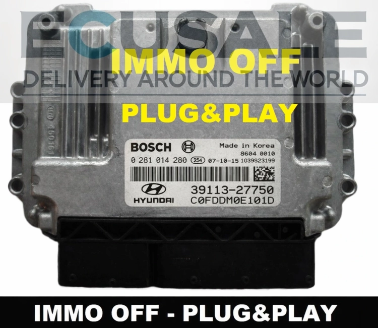 Motorsteuergerät Bosch 0281014280 (3911327750) nach IMMO-OFF-Modifikation, einbaufertig.