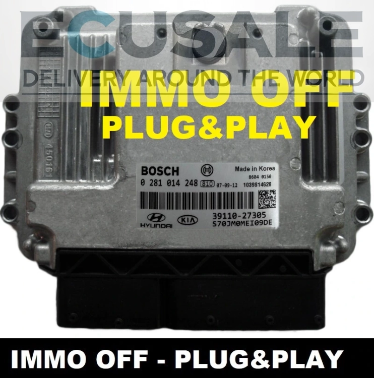 Motorsteuergerät Bosch 0281014248 (3911027305) nach IMMO-OFF-Modifikation, einbaufertig.
