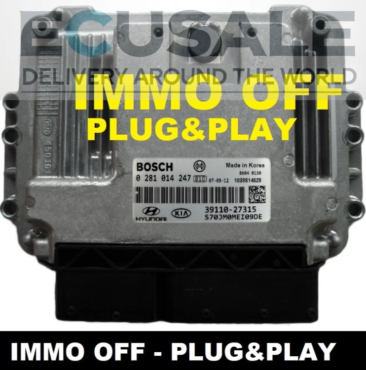 Motorsteuergerät Bosch 0281014247 (3911027315) nach IMMO-OFF-Modifikation, einbaufertig.