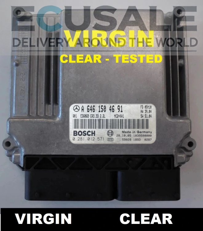 ECU Mercedes Vito Viano 2.2 CDI OM646 numer A6461504691 0281012571