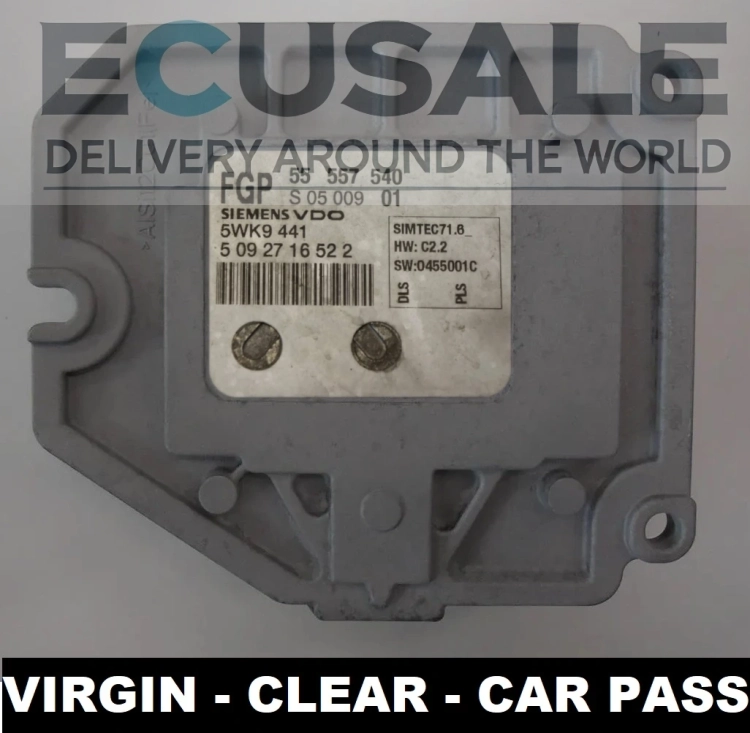 Sterownik silnika 55557540 5WK9441 Opel Vectra C Signum 1.8 16V VIRGIN