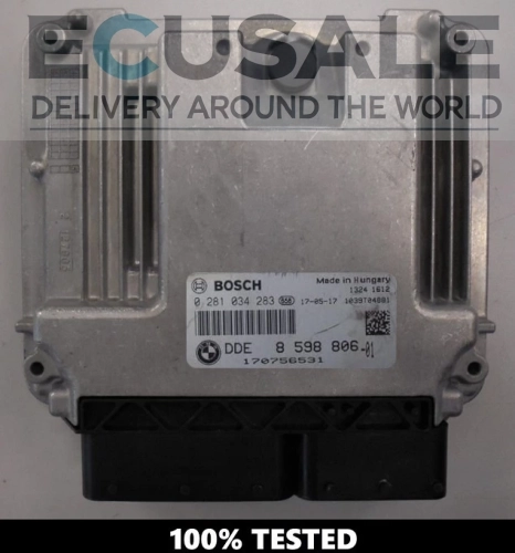 centralina motore BMW 2.0 diesel numer 0281034283 8598806 DDE8598806