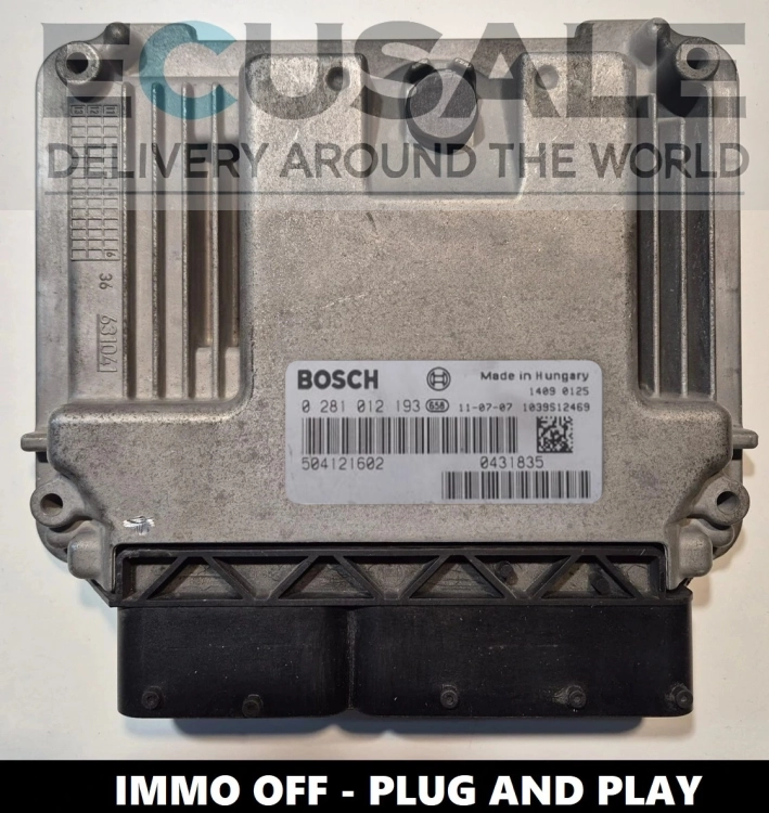 Sterownik silnika 0281012193 504121602 IMMO OFF do IVECO Daily 3.0 HPI / 2.3 HPI – gotowy do montażu Plug &amp; Play