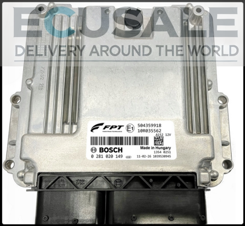 IVECO DAILY ECU sterownik silnika 0281020149 / 504359918 IMMO OFF