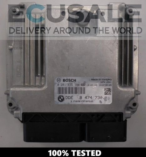 steuergerät BMW 2.0 diesel DDE 8474730 0281035188