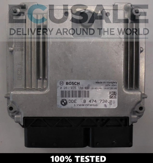 steuergerät BMW 2.0 diesel DDE 8474730 0281035188