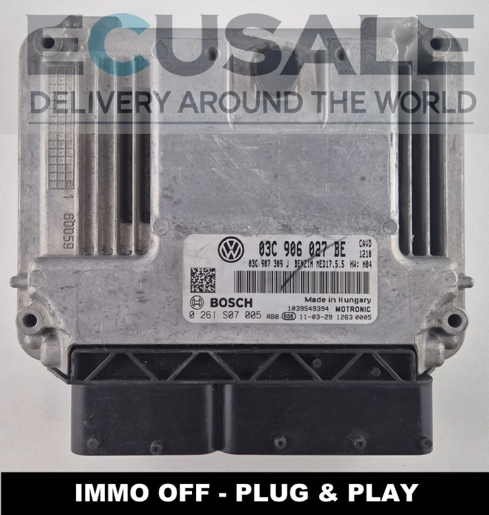 IMMO OFF steuergerät Bosch 0261S07005 03C906027BE Volkswagen Tiguan Jetta 1.4 TSI 1.6 TSI