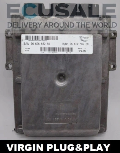 Centralina do motor 9662666280 9661256980 Visteon Ducato Boxer Jumper 2.2 VIRGIN