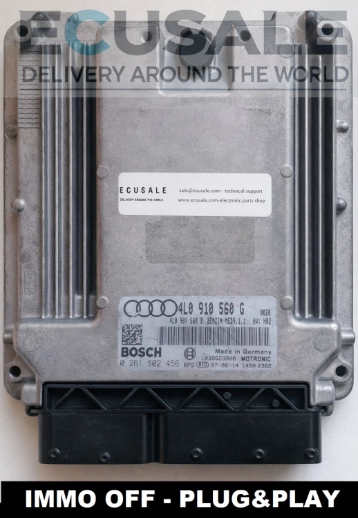 Sterownik silnika 4L0910560G 0261S02456 Audi Q7 4.2 V8 FSI IMMO OFF
