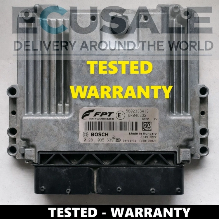 ECU Iveco Daily / Eurocargo – Bosch 0281035639, geprüftes Motorsteuergerät mit Nummer 5802338413