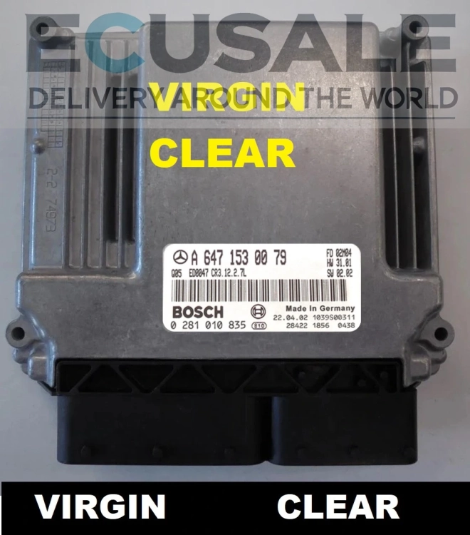 0281010835 0 281 010 835 A 647 153 00 79 sterownik silnika Mercedes 2.7 CDI W203 W210 W163 OM647