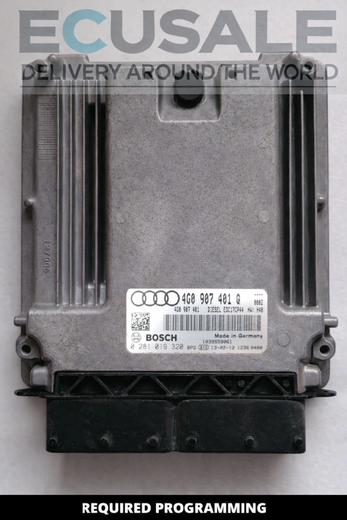 steuergerät 4G0907401Q 0281019320 Audi A6 C7 3.0 TDI ECU Bosch 4G0 907 401 Q