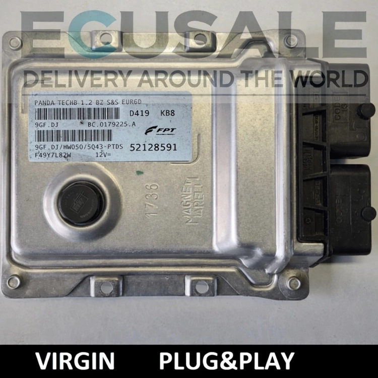 52128591 9GF.DJ steuergerät Fiat Panda 1.2 8V 169A4000 VIRGIN PLUG &amp;amp;amp; PLAY ECU