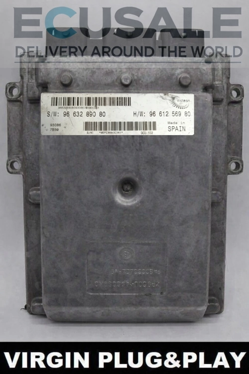 Centralina do motor 9663289080 VISTEON VIRGIN Ducato 2.2 Plug&amp;amp;amp;Play