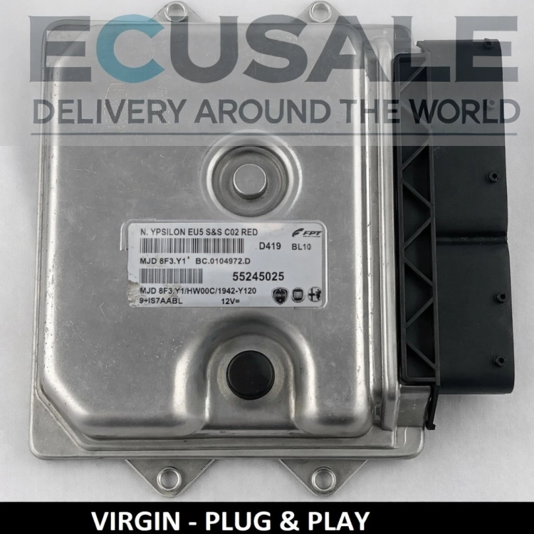 55245025 MJD8F3.Y1 Centralina do motor Lancia Ypsilon 1.3 Multijet VIRGIN Plug&amp;amp;amp;Play
