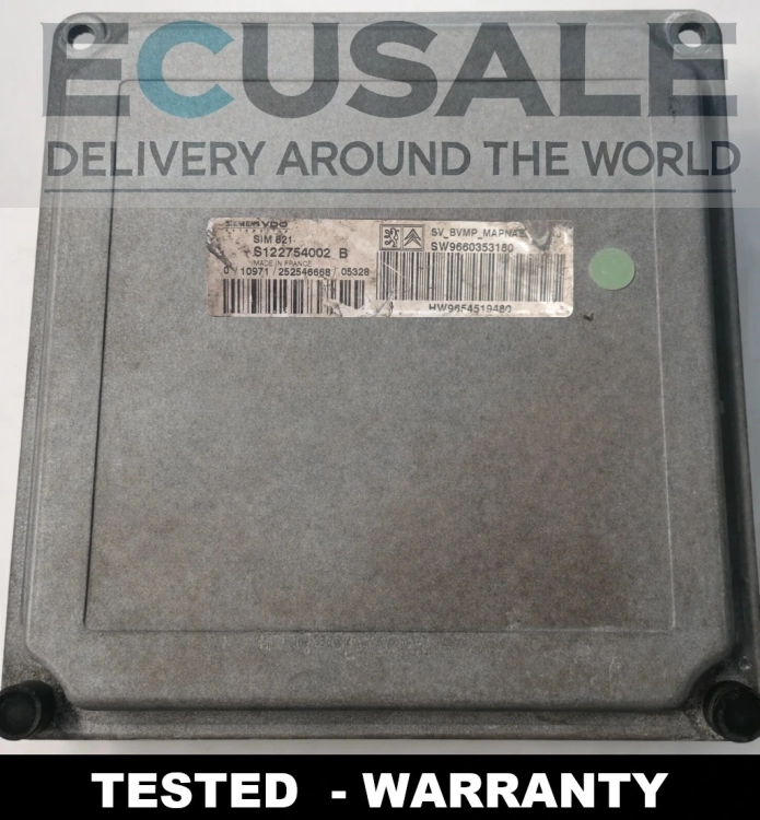 S122754002B 9660353180 Getriebesteuergerät Citroen Peugeot SIM821 Continental