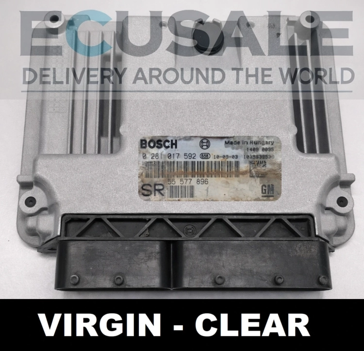 Centralina do motor 55577896 0281017592 SAAB 9-3 1.9 TTiD Bosch VIRGIN ECU