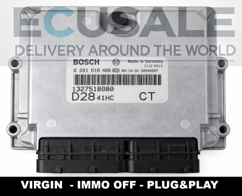 Centralina motore BOSCH 0281010486 1327518080 FIAT Ducato Peugeot Boxer 2.8 JTD IMMO OFF