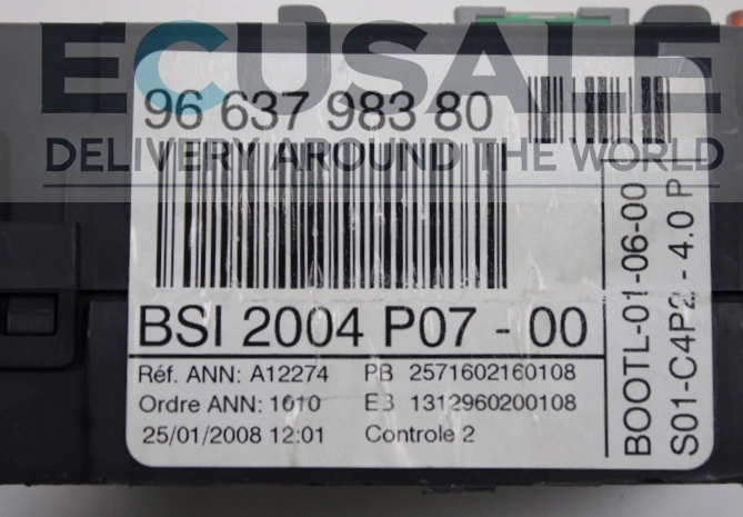 9663798380 P07 – BSI Modul Citroën Jumpy / Peugeot Expert – Karosseriesteuergerät