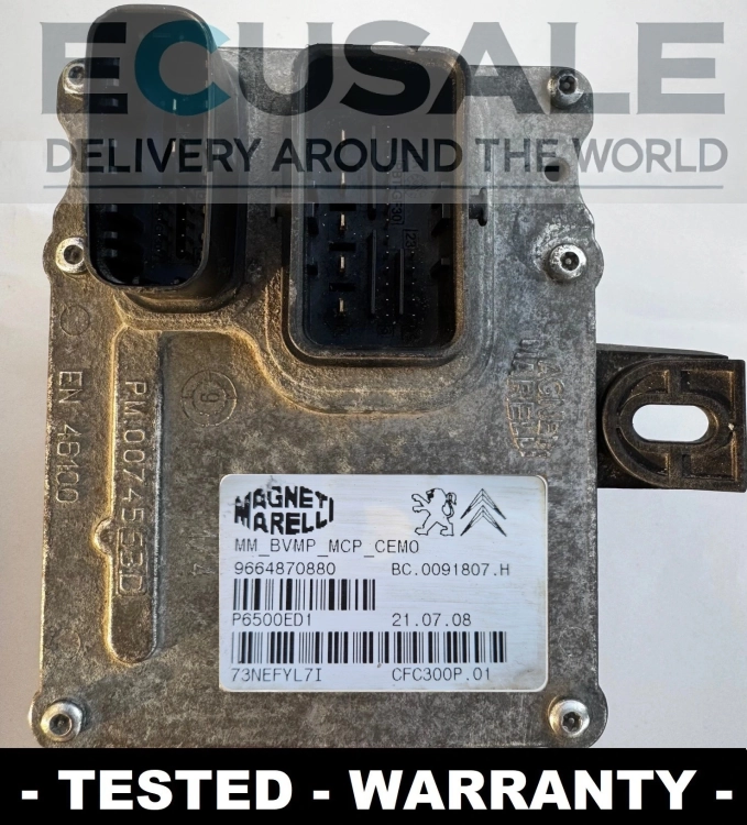 TCU 9664870880 BC0091807H Citroen Peugeot sterownik skrzyni biegów moduł PSA