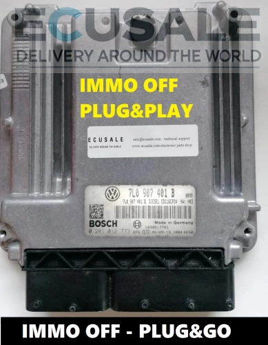 steuergerät Bosch 0281012773 7L0907401B VW Touareg IMMO OFF