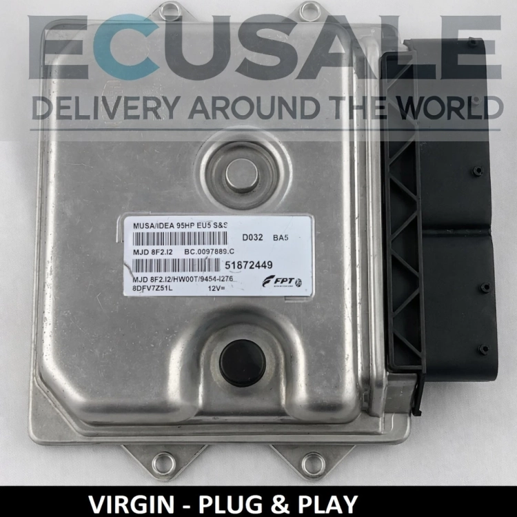 51872449 Motorsteuergerät Lancia Musa 1.9 JTD MJD8F2.I2 VIRGIN