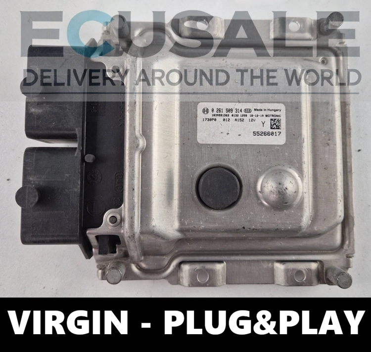 55266017 0261S09314 ECU Fiat Doblo 1.4 Motorsteuergerät VIRGIN