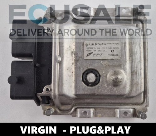 ECU 55249662 0261S07817 Fiat 500L 1.4 Benzin Motorsteuergerät VIRGIN