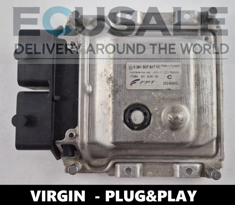 ECU 55249662 0261S07817 Fiat 500L 1.4 Benzin Motorsteuergerät VIRGIN