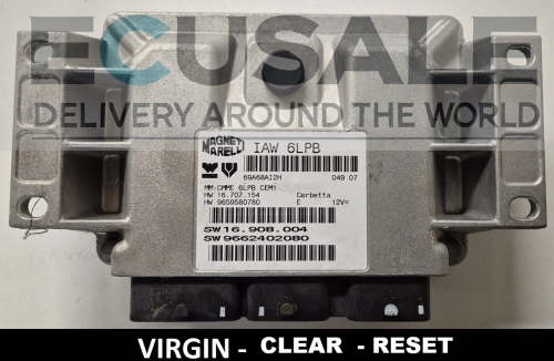 IAW6LPB 9662402080 9659580780 Motorsteuergerät ECU Virgin zurückgesetzt Peugeot Citroën