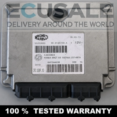 55252680 CFC328.F13 TCU Getriebesteuergerät Fiat Panda 0.9 TwinAir Dualogic Magneti Marelli