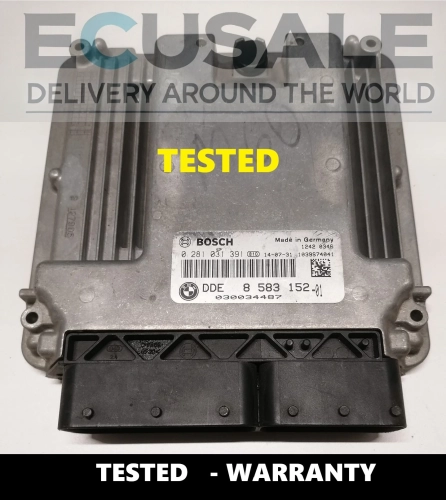 Motorsteuergerät BMW X5 F15 3.0D DDE8583152 Bosch 0281031391 N57 ECU