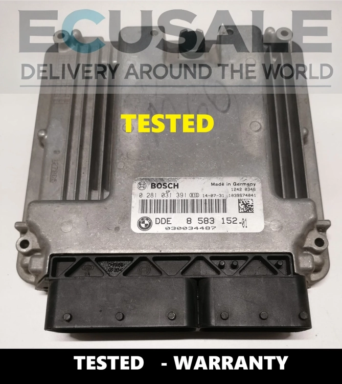 Centralina motore BMW X5 F15 3.0D DDE8583152 Bosch 0281031391 N57 ECU