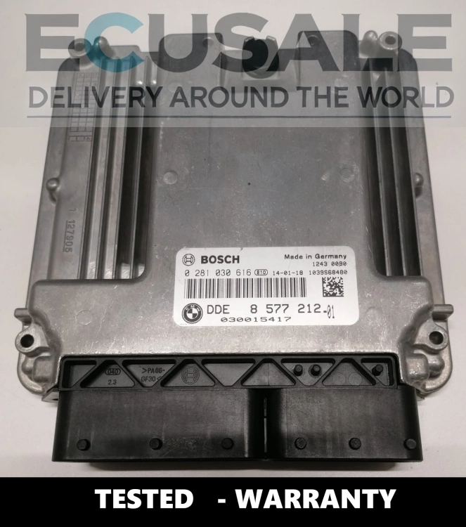 Motorsteuergerät BMW F10 F11 X5 F15 3.0D N57 DDE8577212 Bosch 0281030616