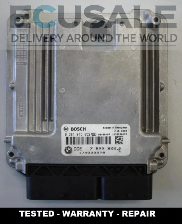 Motorsteuergerät BMW 535D DDE6 Bosch 0281015852 7823800 E60 E61 3.0 Twin Turbo Diesel