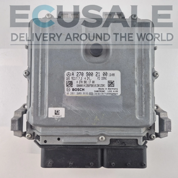 Mercedes A2709002100 Bosch 0261S09816 MED17.7.2 Motorsteuergerät gebraucht geprüft mit Garantie