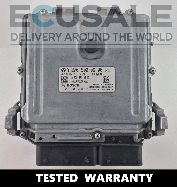 Centralina motore Mercedes A2709000600 Bosch 0261S06038 MED17.7.2 modulo ECU testato