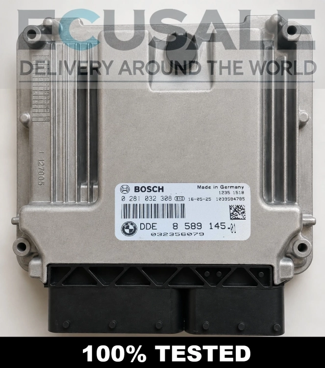 0281032308 8589145 DDE8589145 01 sterownik silnika BMW 2.0D Bosch ECU