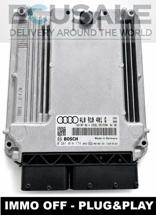 centralina motore AUDI Q7 0281014174 4L0910401G / 4L0907401A