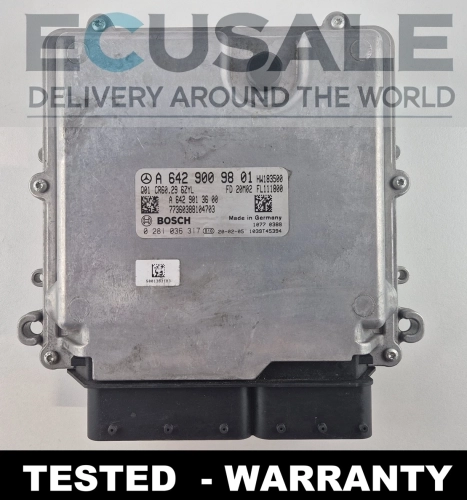 A6429009801 0281036317 Centralina motore Mercedes 3.0 CDI OM642 CR6.29 Bosch ECU