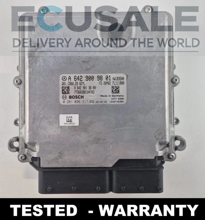 A6429009801 0281036317 sterownik silnika Mercedes 3.0 CDI OM642 CR6.29 Bosch ECU