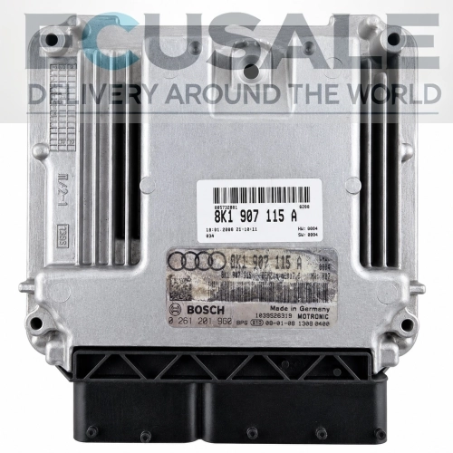 8K1907115A 0261201960 Centralina motore Audi A4 B8 1.8 TFSI Bosch MED17.5 ECU