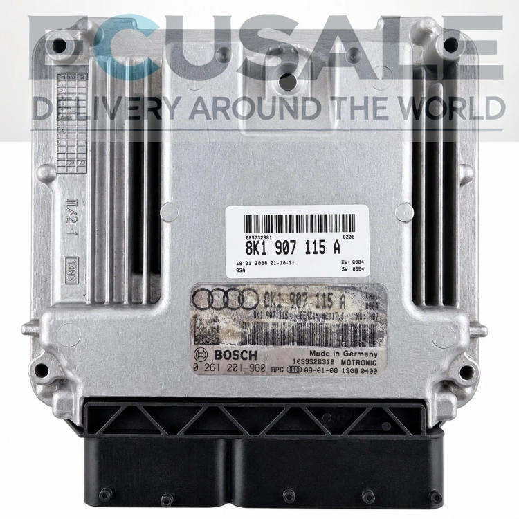8K1907115A 0261201960 Centralina motore Audi A4 B8 1.8 TFSI Bosch MED17.5 ECU