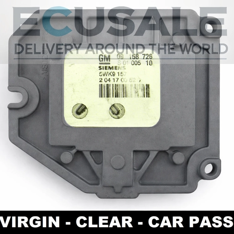 09158726 5WK9157 ECU Opel Astra Zafira 1.8 Z18XE ECU engine controller VIRGIN CAR PASS