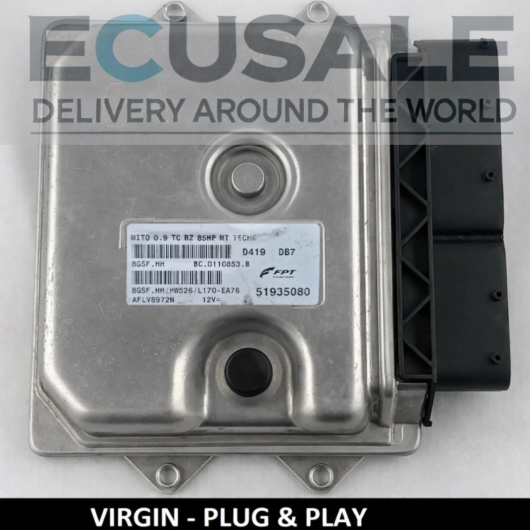 51935080 8GSFHH Centralina do motor VIRGIN Plug &amp;amp;amp; Play Alfa Romeo MiTo 0.9 TwinAir 85KM