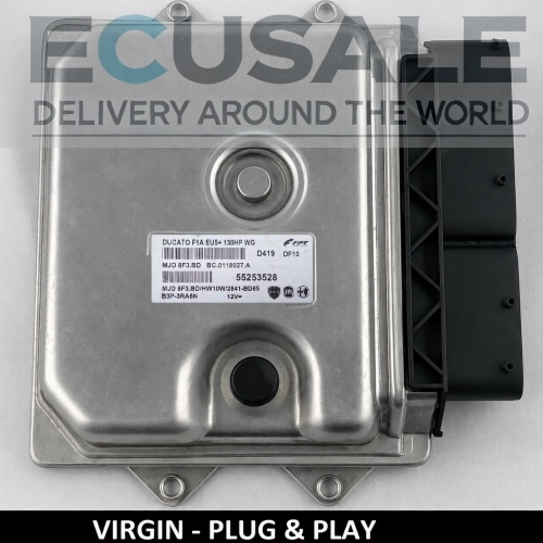 Centralina do motor Fiat Ducato 2.3 Multijet 130KM MJD8F3.BD 55253528 VIRGIN Plug &amp;amp;amp; Play