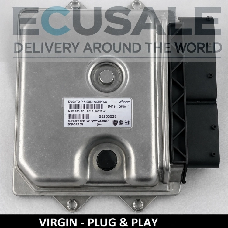 Centralina motore Fiat Ducato 2.3 Multijet 130KM MJD8F3.BD 55253528 VIRGIN Plug &amp;amp;amp; Play