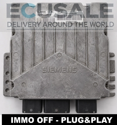 SID801 5WS40025DT 9644860380 Centralina do motor Citroen Berlingo Peugeot Partner 2.0 HDI IMMO OFF