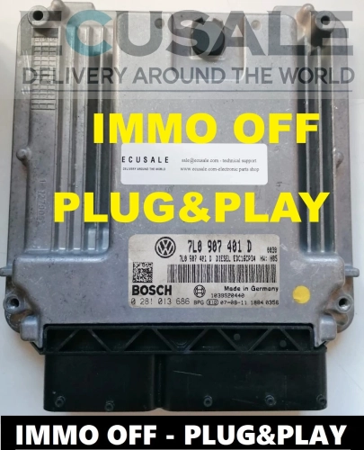 Centralina motore VW Touareg V6 3.0 TDI 7L0907401D 0281013686